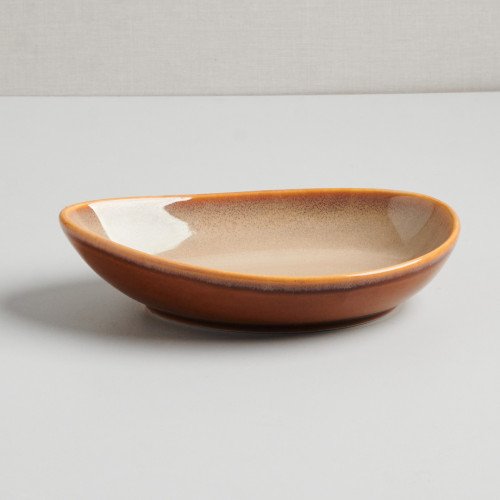 Umbra-Brown Triangular Salad Plate 6" 6