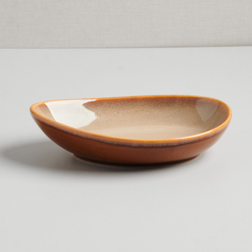 Umbra-Brown Triangular Salad Plate 6" 6