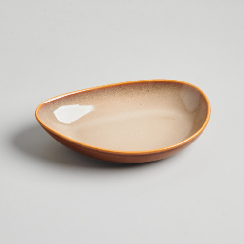 Umbra-Brown Triangular Salad Plate 8"