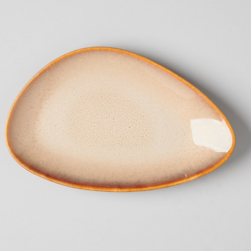 Umbra-Brown Triangular Dinner Plate 11" 3