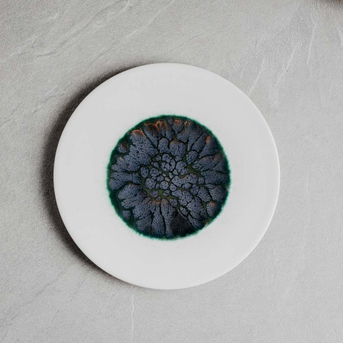 Mineral Green Malachite Salad Plate 8.6"
