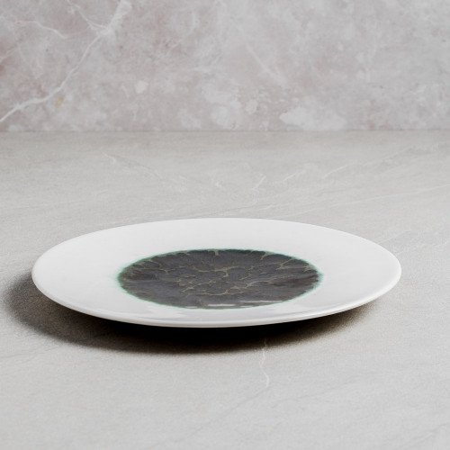 Mineral Green Malachite Salad Plate 8.6" 2