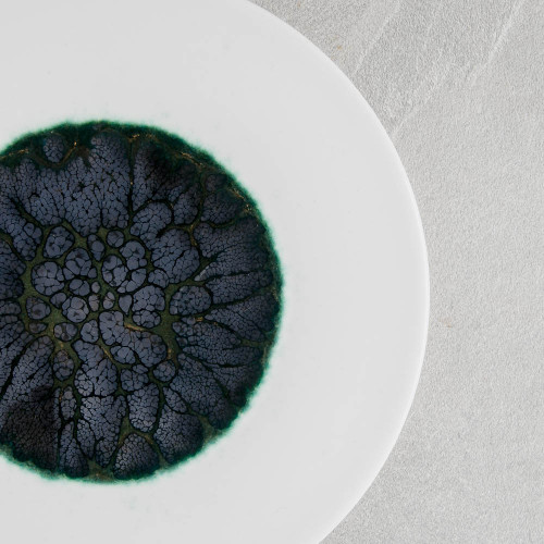 Mineral Green Malachite Salad Plate 8.6" 3