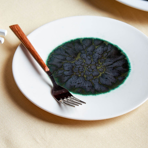 Mineral Green Malachite Salad Plate 8.6" 4