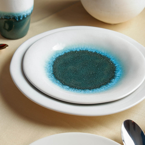 Shoreline Dark Green Salad Plate 9.2" 3