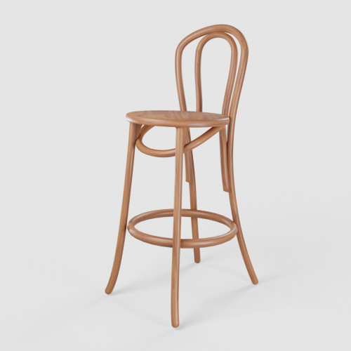 Korea Style Stainless Steel Flat Bottom Round Plate 21cm - Brushed 15