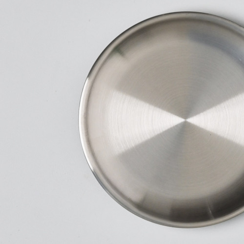 Korea Style 304 Stainless Steel Shallow Plate 14cm - Silver 2