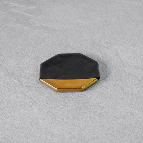 Black Kemuri Sauce Dish Oval 13cm 12