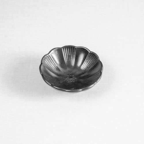 Ikebana Black Sauce Dish 8.5cm 3